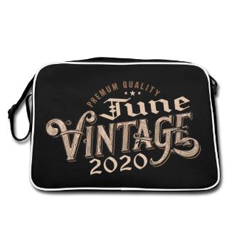 June 2020 Vintage 4th Anniversary Gift 2020 - Retro Bag - black/white - Back