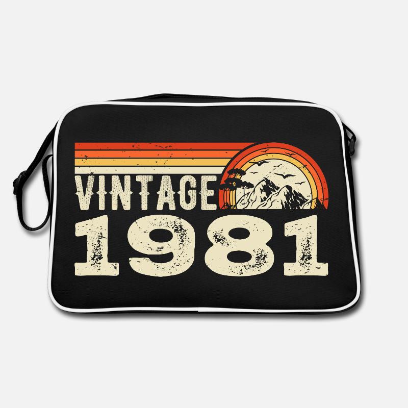 Vintage 1981 Cadeau Anniversaire 1981 Rétro 1981 Sac Retro