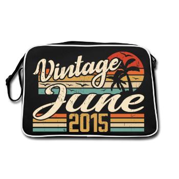 Juin 2015 anniversaire 2015 Retro 2015 Juin 2015 - Sac Retro - noir/blanc - Dos