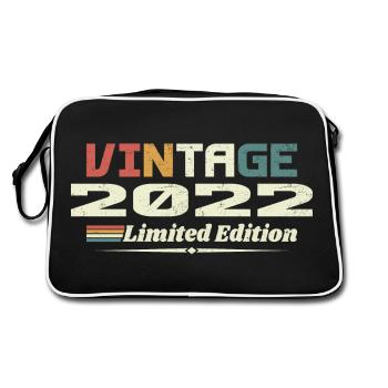 Vintage 2022 Cadeau 2022 Anniversaire 2022 Retro - Sac Retro - noir/blanc - Dos