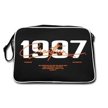1997 Vintage Rétro 1997 Cadeau D'anniversaire 1997 - Sac Retro - noir/blanc - Dos