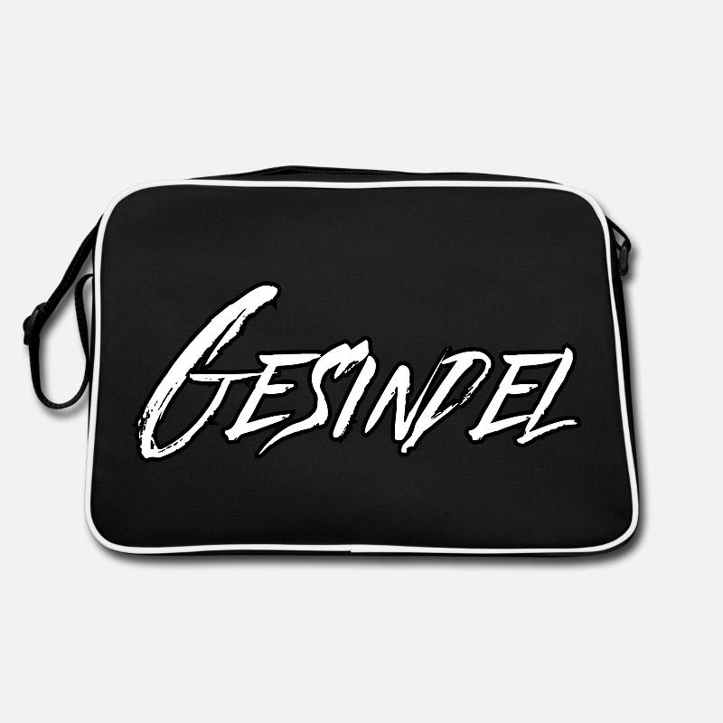 Rabble veritable degeneration - Retro Bag - black/white