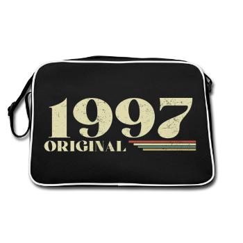 Original 1997 Vintage 1997 anniversaire 1997 rétro - Sac Retro - noir/blanc - Dos