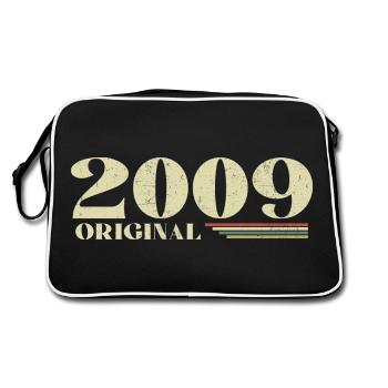 Original 2009 Vintage 2009 anniversaire 2009 rétro - Sac Retro - noir/blanc - Dos