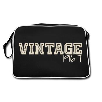 Vintage 1967 Original 1967 Retro 1967 Gift 1967 - Retro Bag - black/white - Back