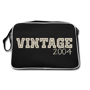 Vintage 2004 Original 2004 Rétro 2004 Cadeau 2004 - Sac Retro - noir/blanc - Dos