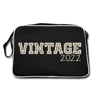 Vintage 2022 Original 2022 Rétro 2022 Cadeau 2022 - Sac Retro - noir/blanc - Dos