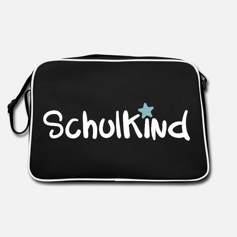SCHULKIND Einschulung Schulanfänger Schulstart Retro Tasche