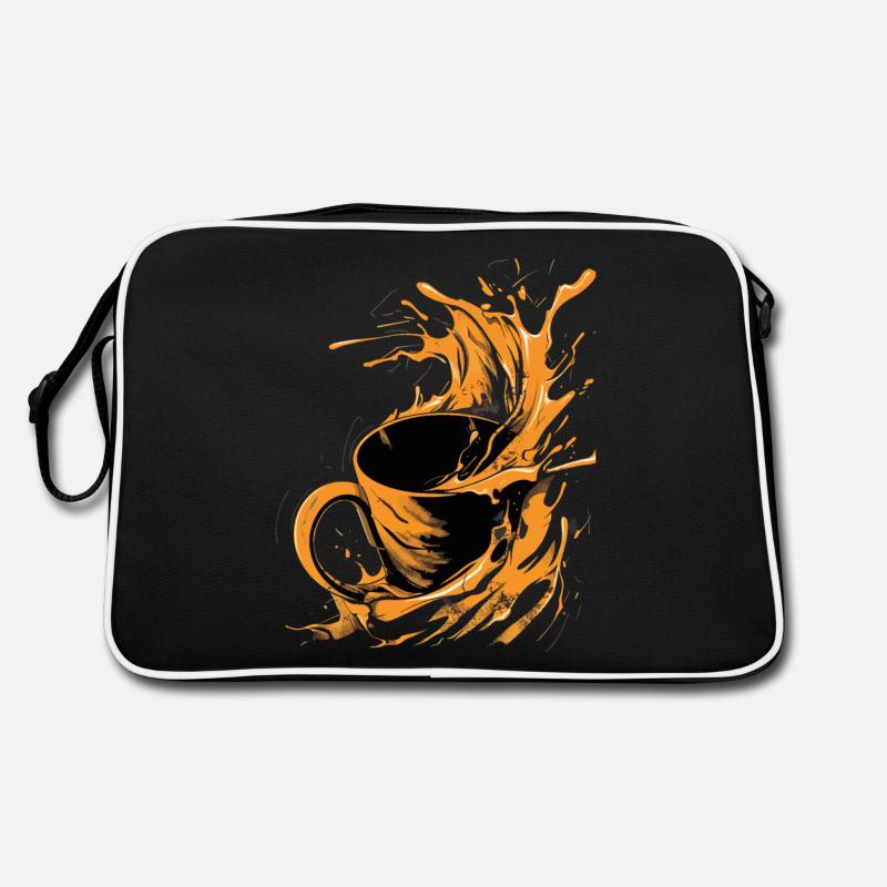 Coffee Coffee Cup Coffee Addict Coffee Drinker Retro Bag
