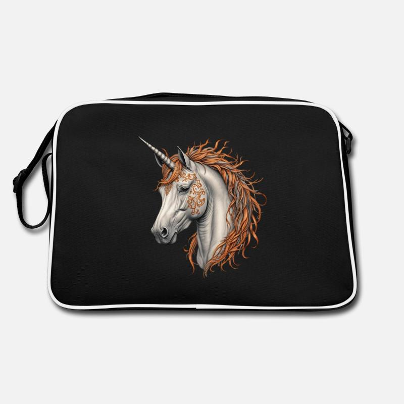 Halloween-Pferd Retro Tasche