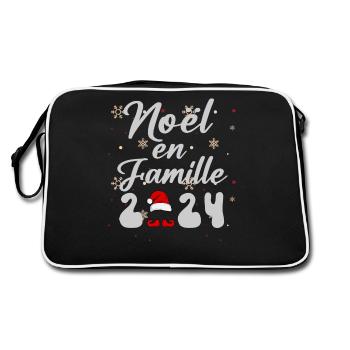 Noël en famille 2024 - Sac Retro - noir/blanc - Dos