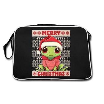 Grenouille Moche Noël Noël Doux - Sac Retro - noir/blanc - Dos