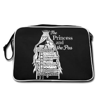 Conte de fées Princesse sur le petit pois - Sac Retro - noir/blanc - Dos