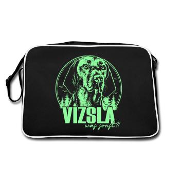 Vizsla - Retro Bag - black/white - Back