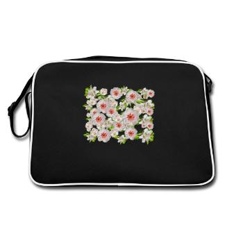 Conseil d’initié Fleurs roses Fleur Fleurs magiques Printemps - Sac Retro - noir/blanc - Dos