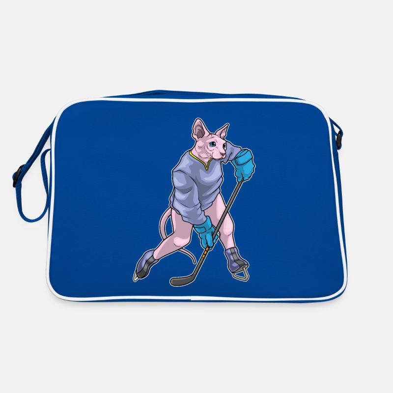 Sphynx Cat Bâton De Hockey Sur Glace Sac Retro
