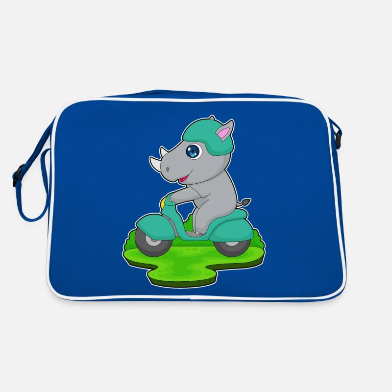 Nashorn Motorroller Retro Tasche