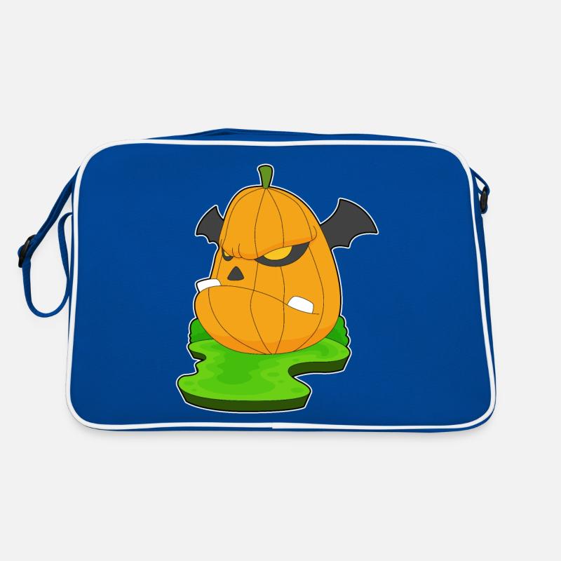 Monster Halloween Pumpkin Retro Bag