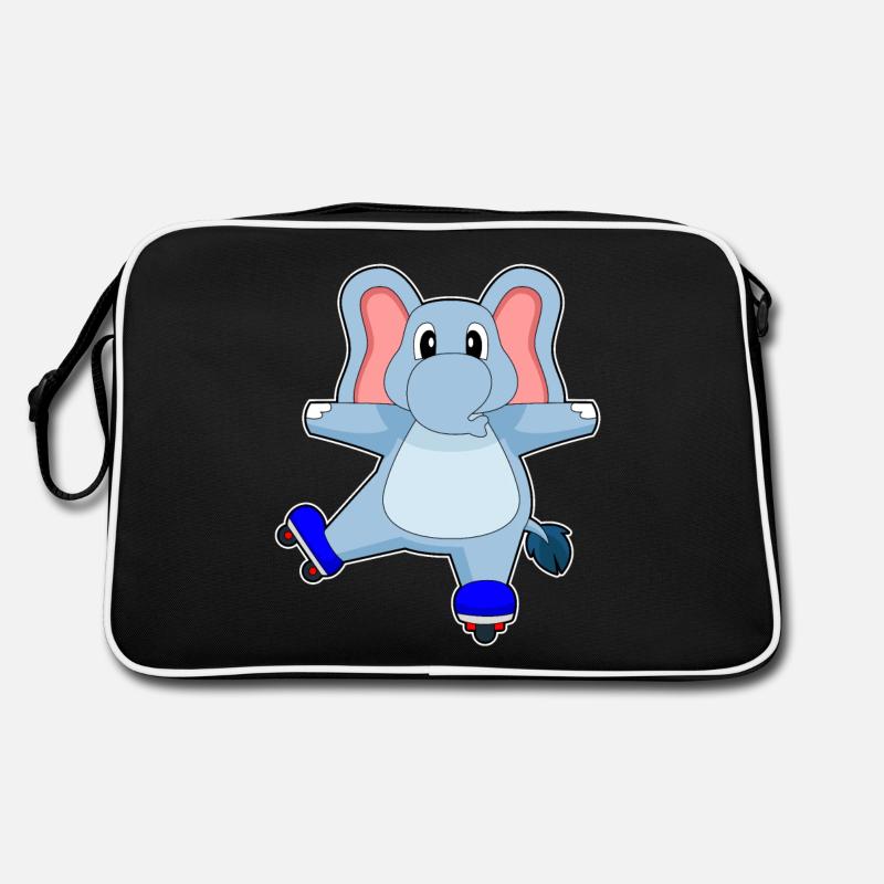Elefant Inline skating roller skates Retro Bag