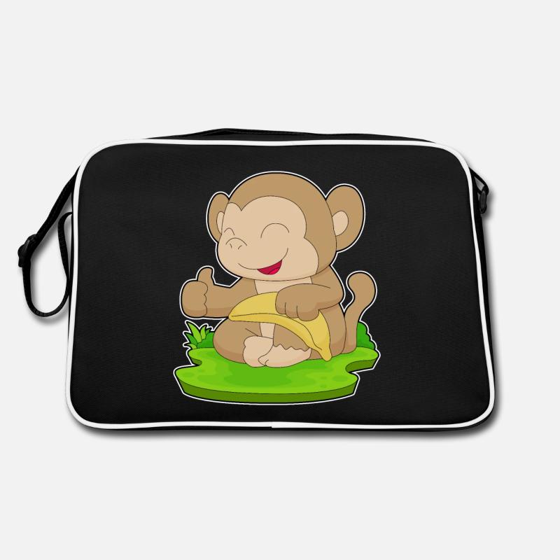 Singe Banane Fruit Sac Retro