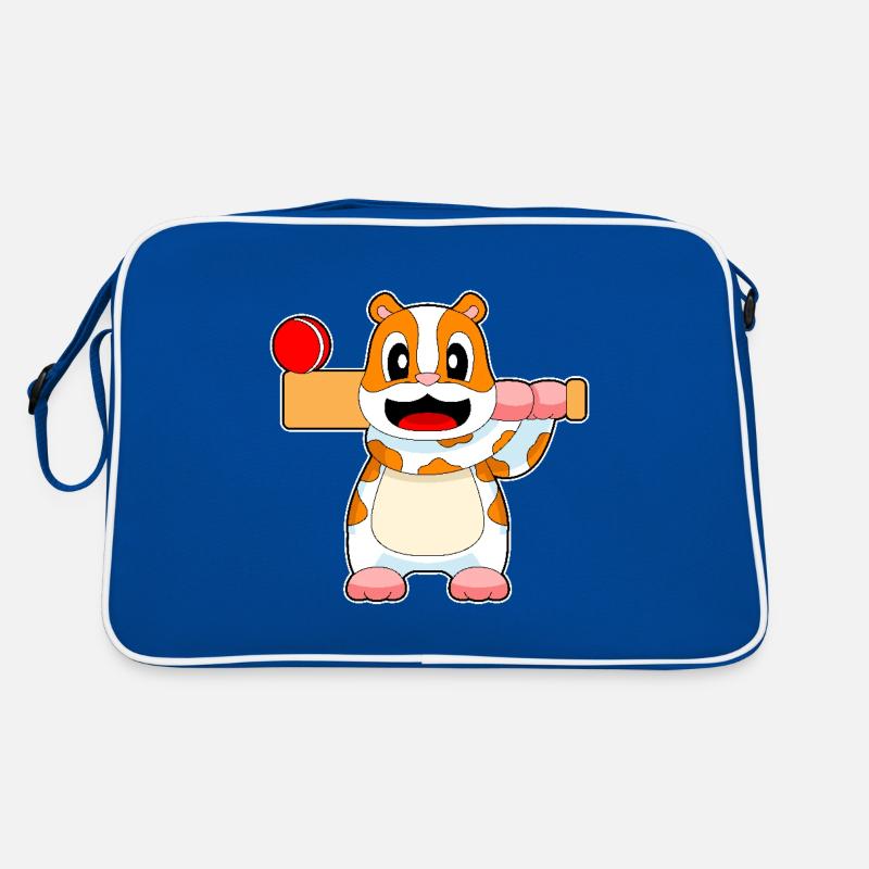 Hamster Cricket Batte de cricket Sac Retro