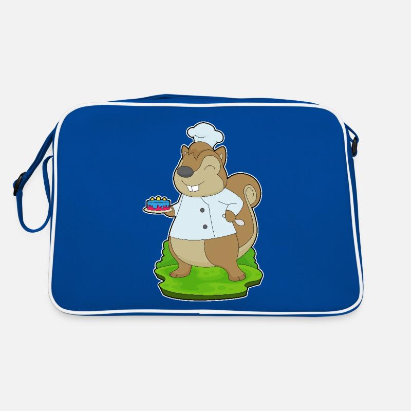 Écureuil Anniversaire Chef Sac Retro