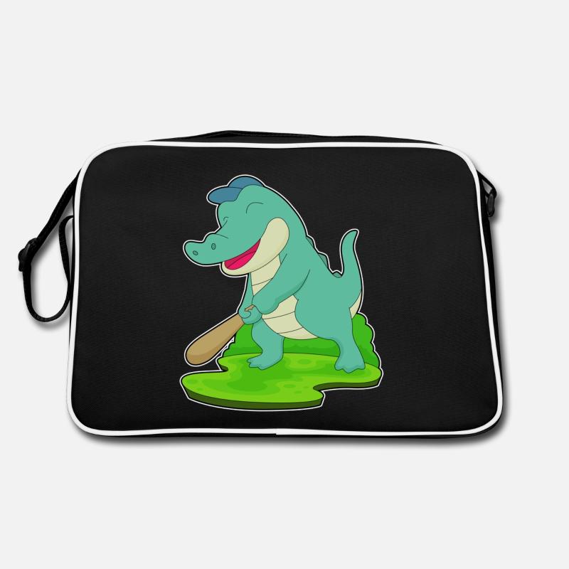 Bâton de baseball Crocodile Sac Retro