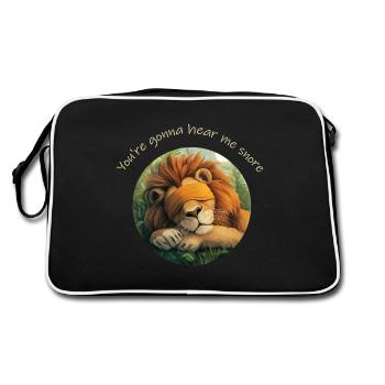Tu vas m’entendre ronfler - Sac Retro - noir/blanc - Dos