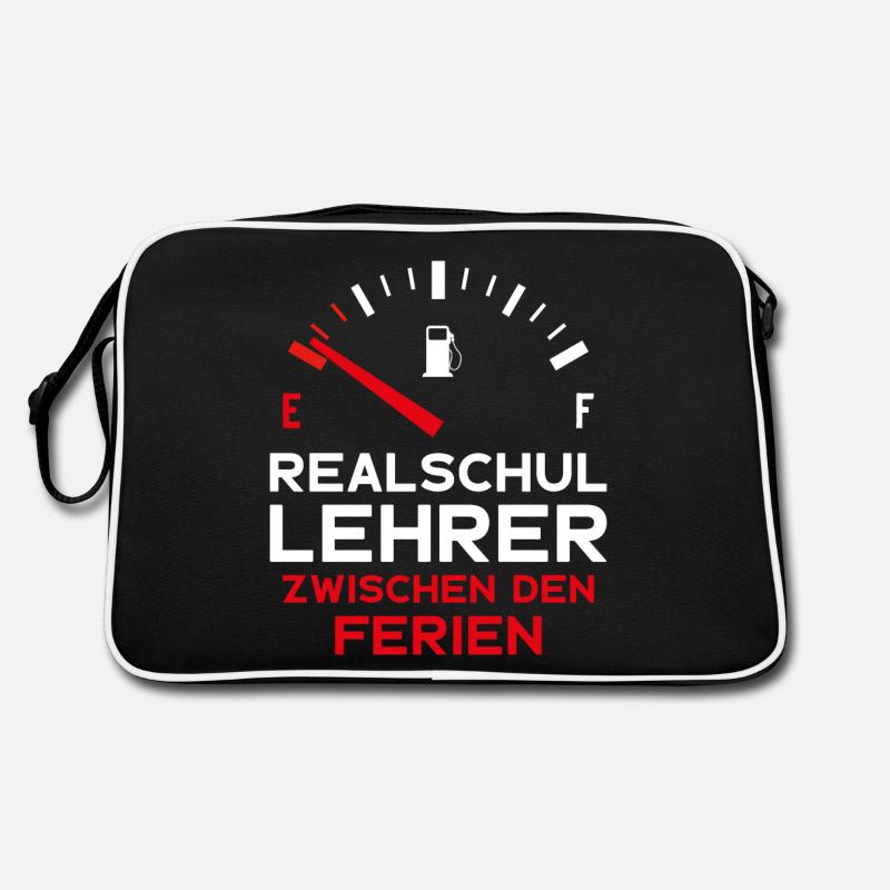 REALSCHULLEHRER FERIEN REALSCHULE LEHRER Retro Tasche