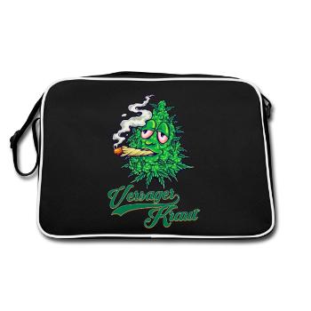 Herbe de Cannabis Loser - Sac Retro - noir/blanc - Dos