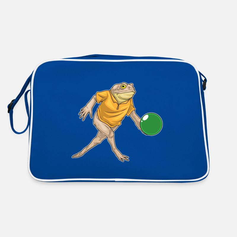 Frosch Bowling Bowlingkugel Retro Tasche