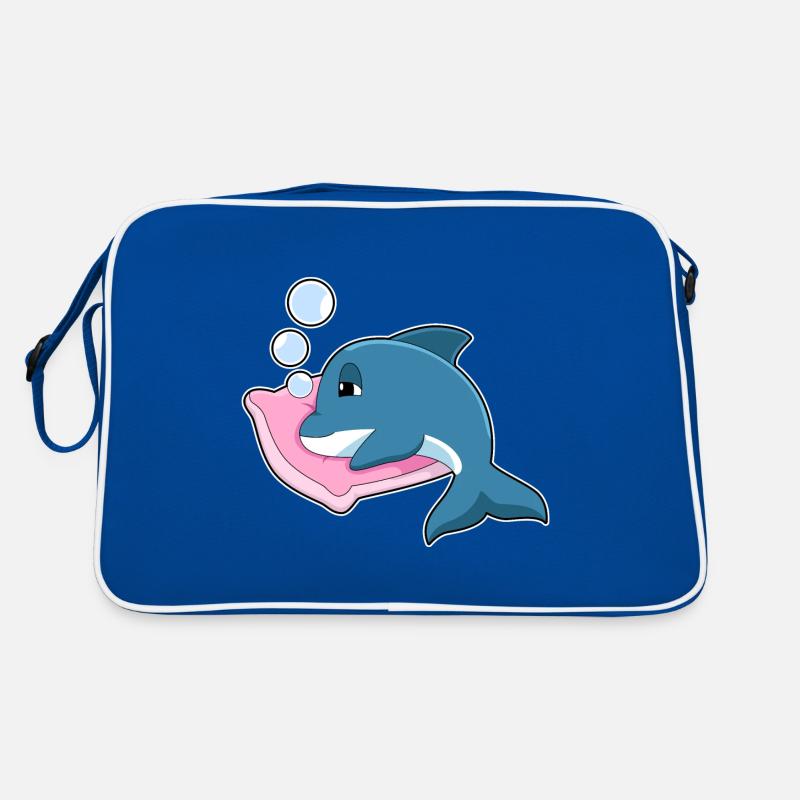 Dolphin Sleeping Pillow Retro Bag