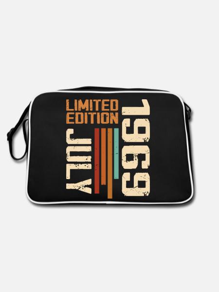Juli 1969 Geburtstagsgeschenk 1969 Juli 1969 - Retro Tasche - Schwarz/Weiß