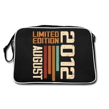 August 2012 Birthday Gift August 2012 August - Retro Bag - black/white - Back