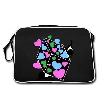Love Cube v Mother and Daughter 2 - Retro Bag - black/white - Back
