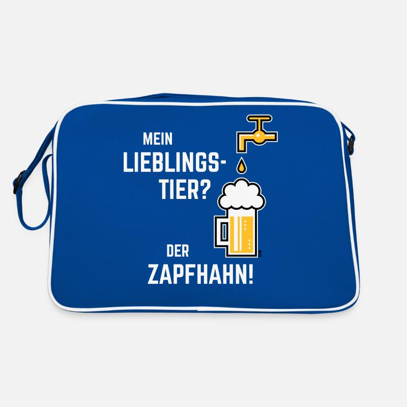 XLieblingstier (Dreifarbig) Retro Tasche