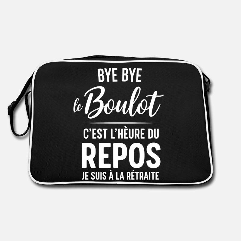 L'heure de la retraite Sac Retro
