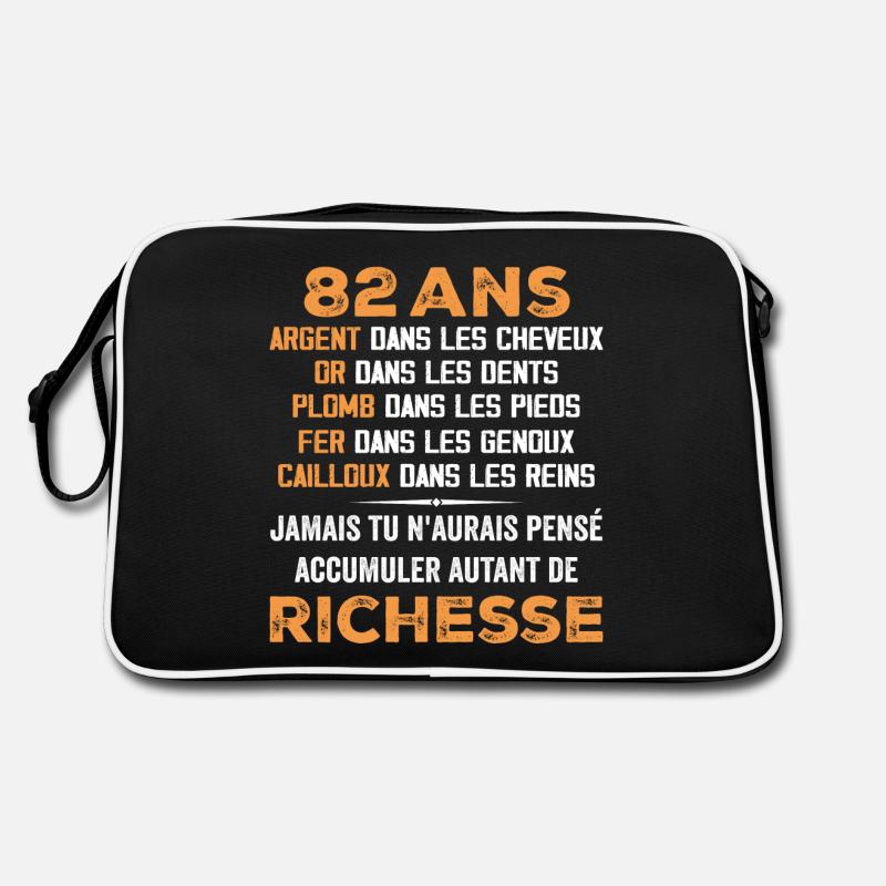 82 Years Old Funny Birthday Gift 82 Years Old Gift Retro Bag