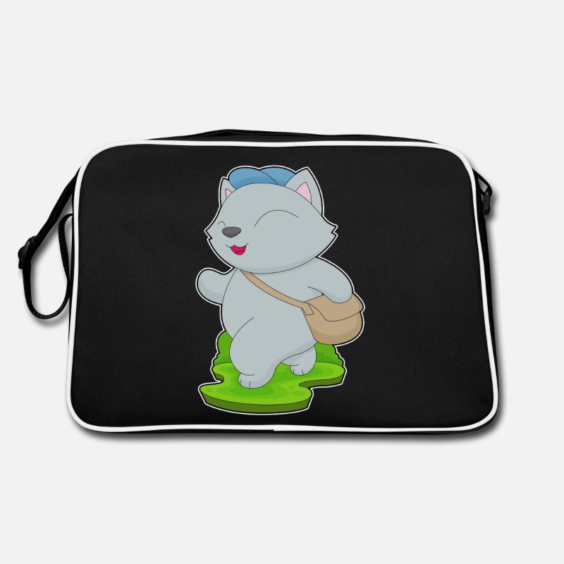 Cat Shoulder Bag Retro Bag