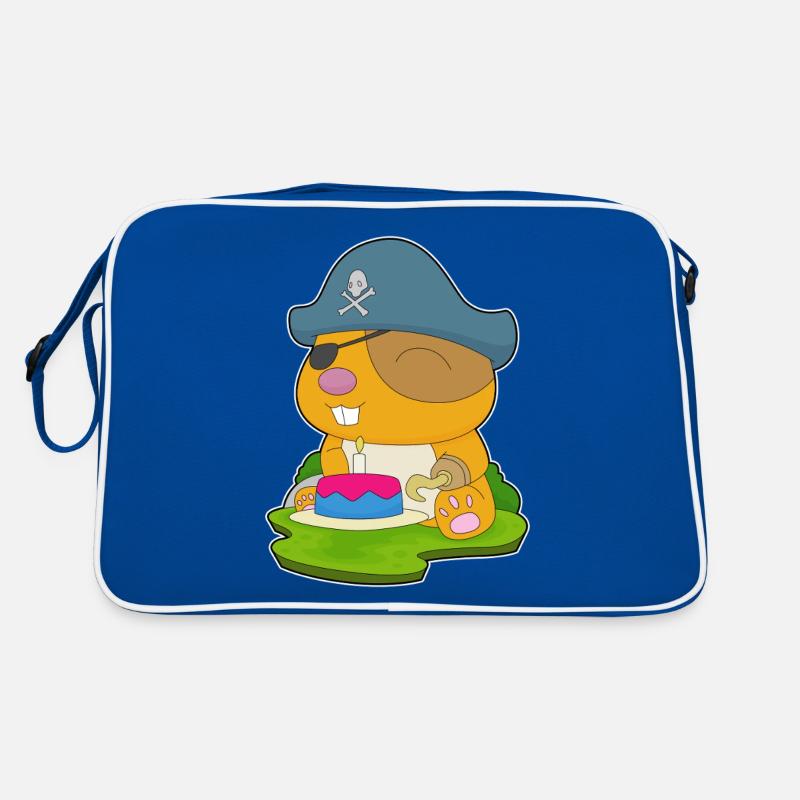 Hamster Anniversaire Pirate Sac Retro