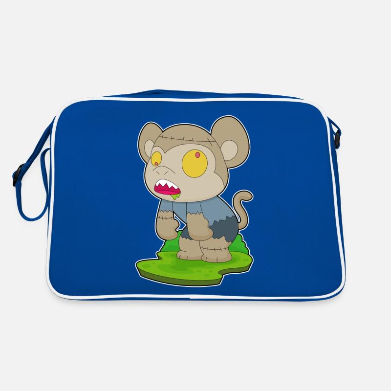 Monkey Halloween Zombie Retro Bag