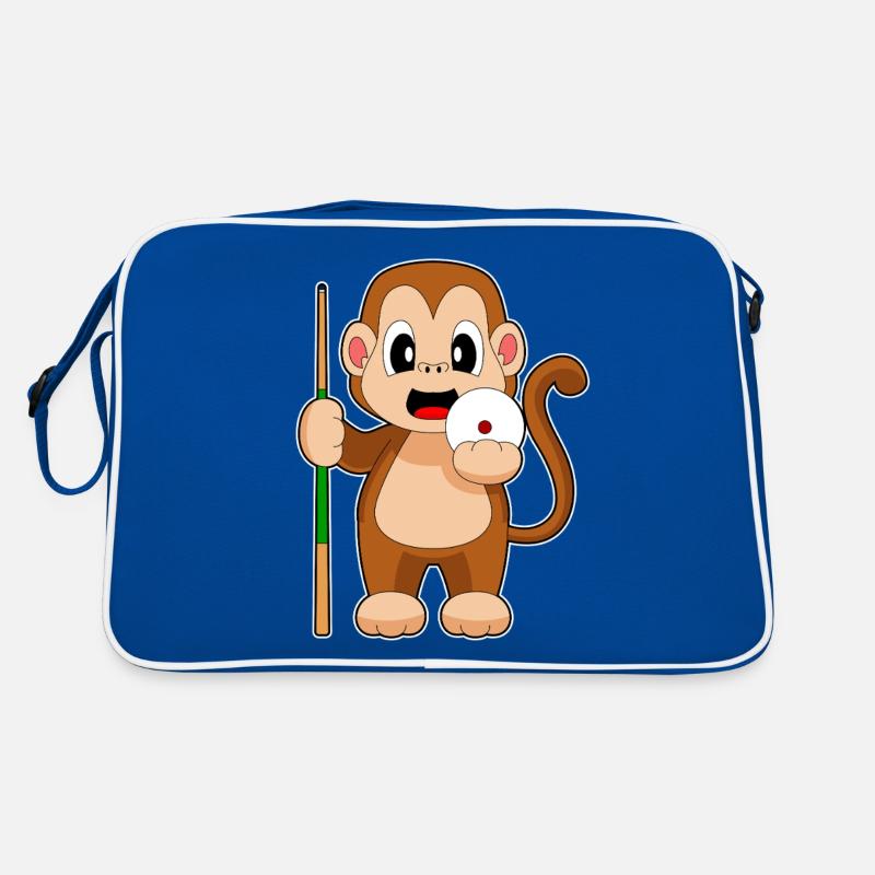 Monkey Billiard Cue Retro Bag