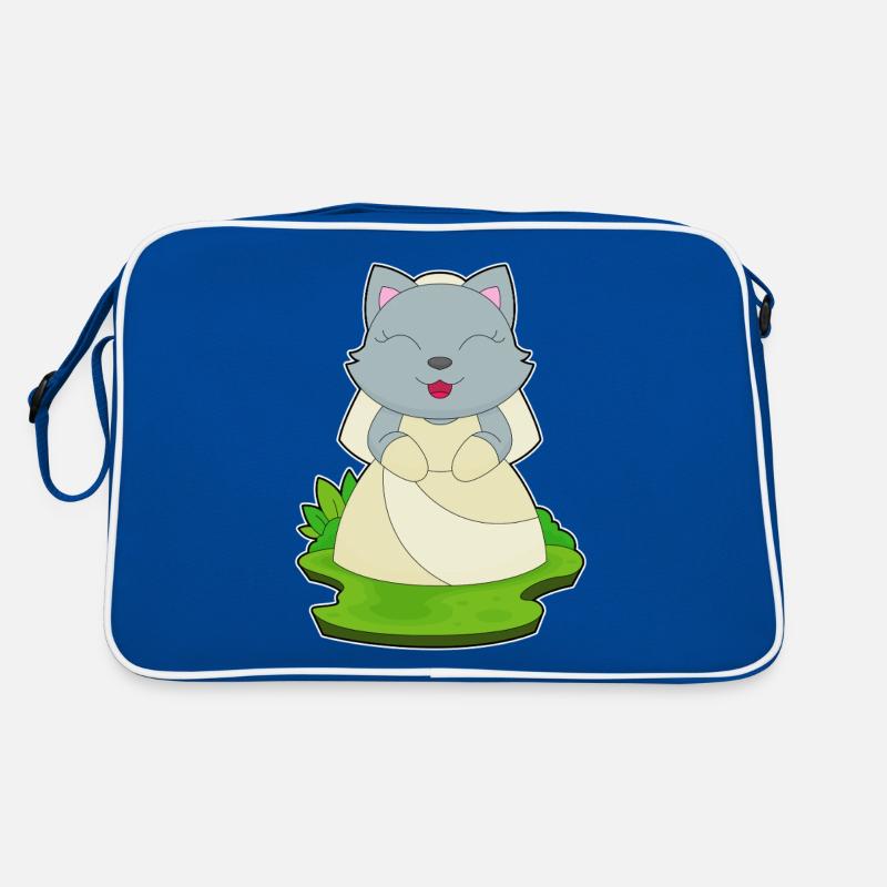 Chat Voile de mariée Mariage Sac Retro