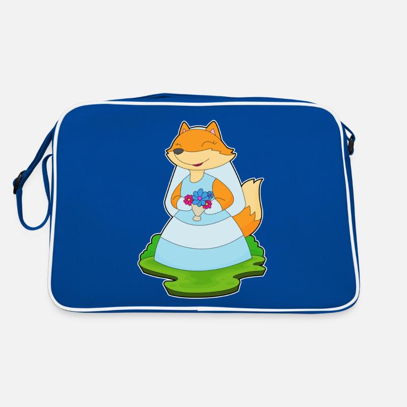 Renard Voile de mariée Mariage Sac Retro