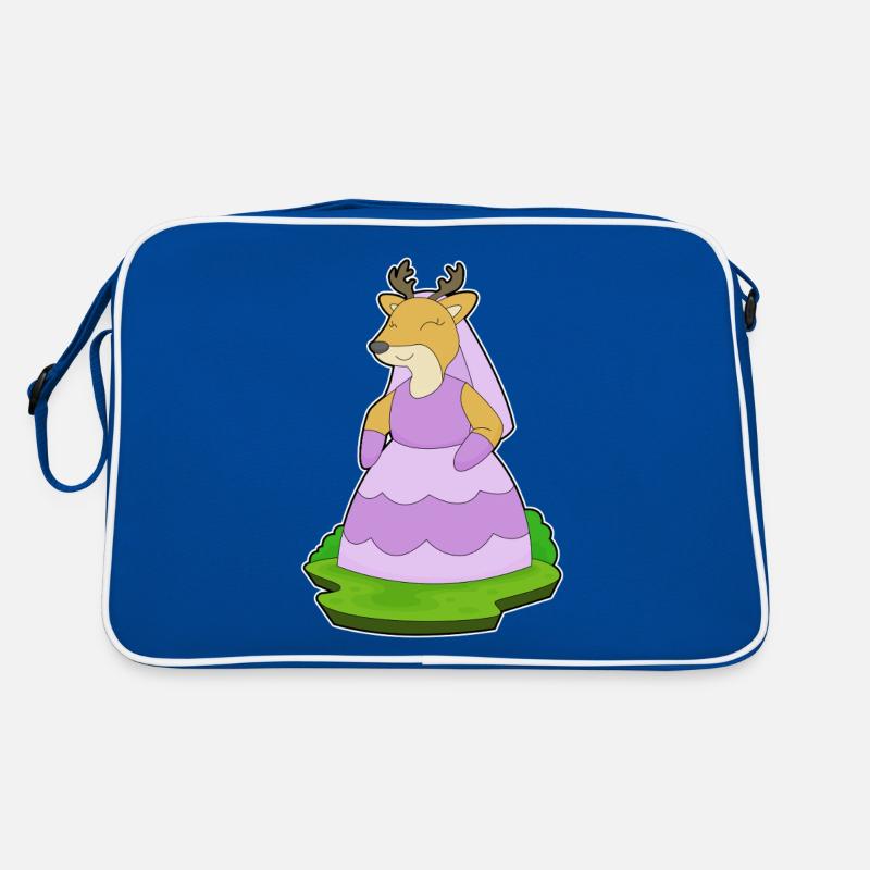 Cerf Voile de mariée Mariage Sac Retro