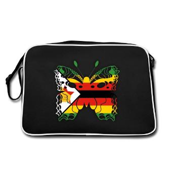Zimbabwe - Sac Retro - noir/blanc - Dos
