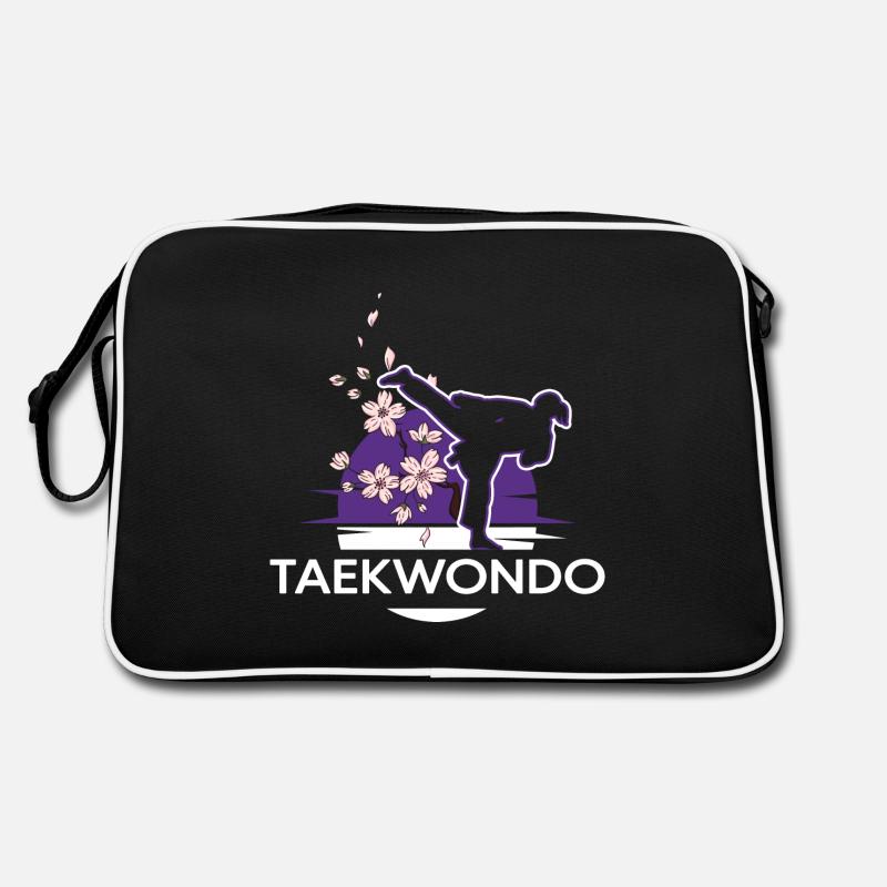 Allkampf Taekwondo-Girl TKD Tae-Kwon-Do Retro Bag