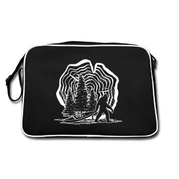 Kayak Whitewater Kayak "Boat-adventure" - Retro Bag - black/white - Back