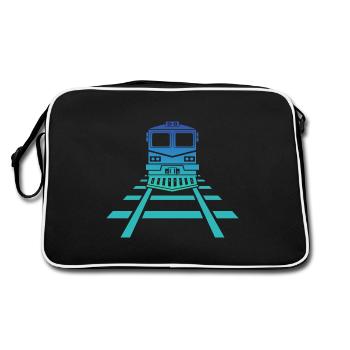 Gare Chemin de fer miniature - Sac Retro - noir/blanc - Dos