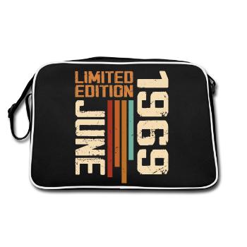 June 1969 Birthday Gift June 1969 Retro 1969 - Retro Bag - black/white - Back